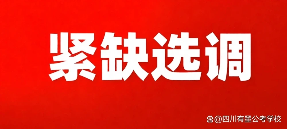 四川紧缺选调